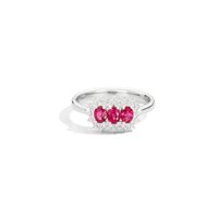 Ringe Recarlo Dame in Weißgold Rubino 0.64 Ct R77TC001/RB-14 - R77TC001/RB-14